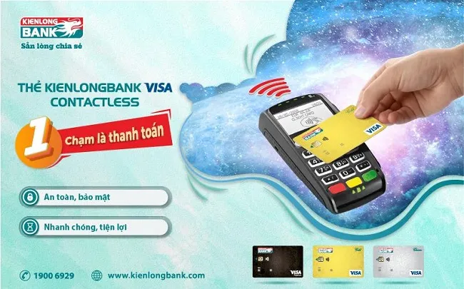 Kienlongbank ra mắt thẻ không cần chạm, nhiều tiện ích vượt trội