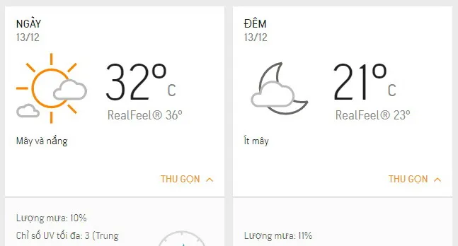Dự báo thời tiết TPHCM hôm nay 13/12: Nhiều mây, trời mát