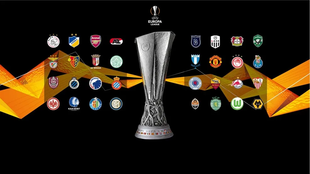 Danh sách 32 đội vào vòng đấu loại trực tiếp Cup C2 - Europa League 2019-2020