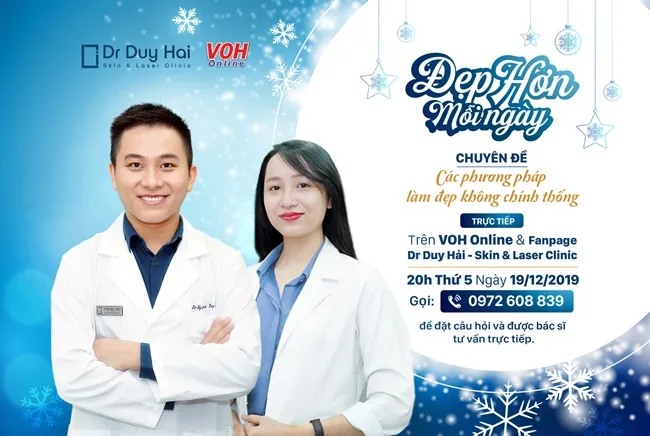 [Trực tiếp] – Cảnh báo về các phương pháp làm đẹp không chính thống! 