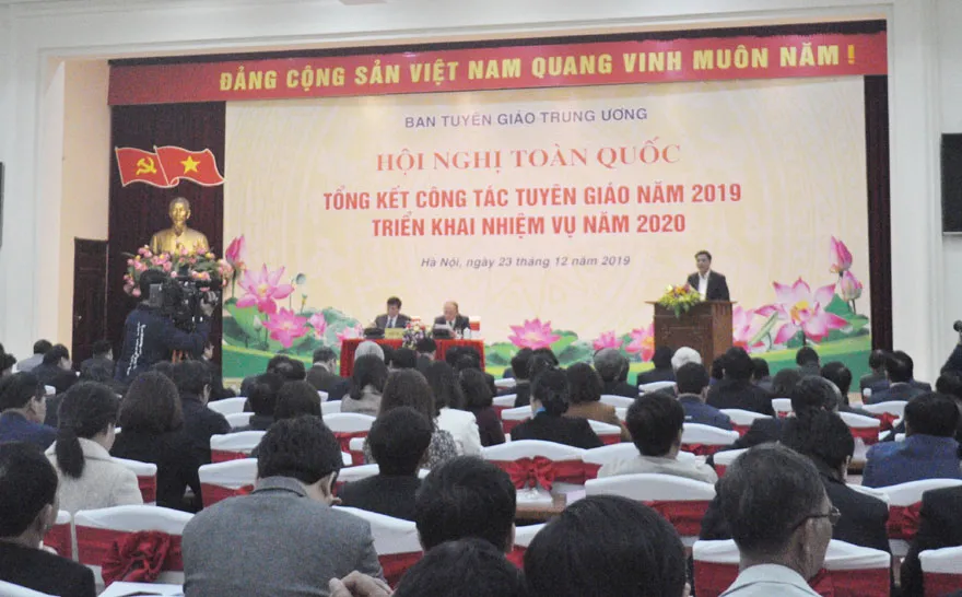 Hội nghị toàn quốc tổng kết công tác tuyên giáo 2019, triển khai nhiệm vụ năm 2020