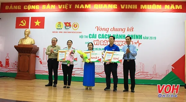 Thí sinh của đơn vị Bảo hiểm xã hội thành phố đạt giải nhất Hội thi Cải cách hành chính 2019