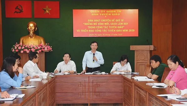 Quận 10 triển khai công tác tuyên giáo năm 2020