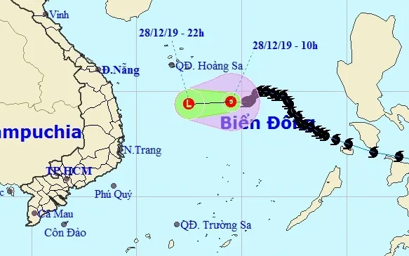 Bão số 8 đã suy yếu thành áp thấp nhiệt đới, gió mạnh cấp 6-7, giật cấp 9