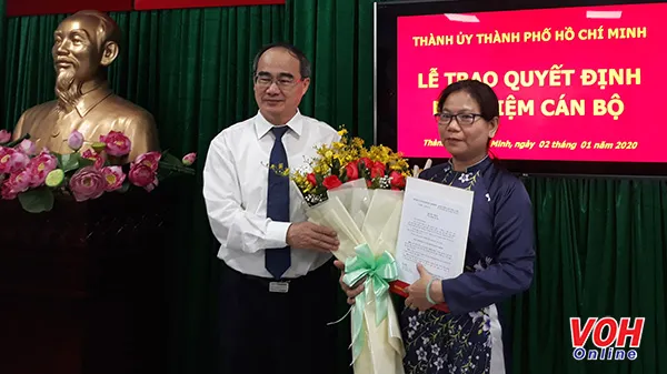 Bà Lê Thị Thanh Thúy giữ chức vụ Phó Ban Tổ chức Thành ủy