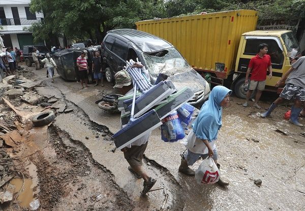 Lũ lụt ở Indonesia: số người chết tăng lên 43 người