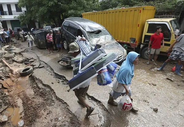 Lũ lụt ở Indonesia: số người chết tăng lên 43 người