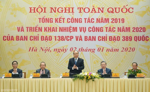 Thủ tướng chủ trì Hội nghị toàn quốc về công tác phòng chống tội phạm