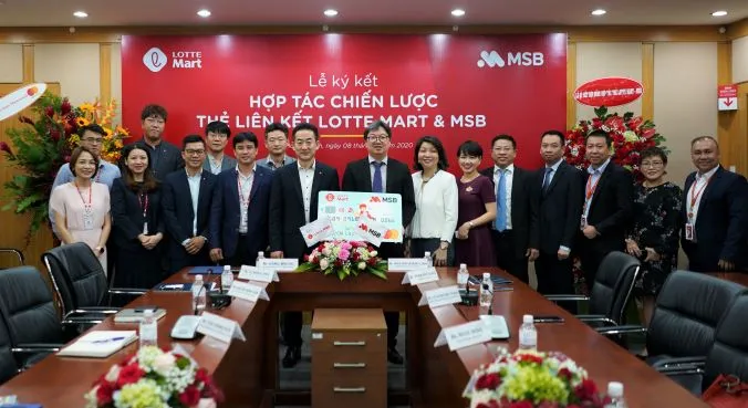 MSB và Lotte Mart tái ký kết hợp tác, nâng cấp thẻ MSB – LOTTE MART