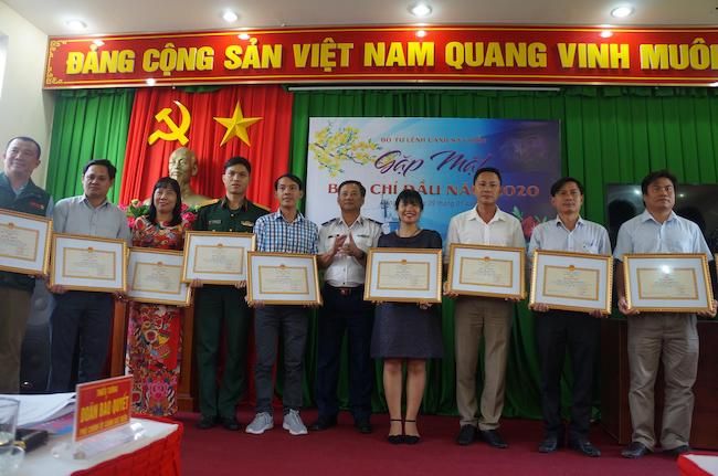 Bộ tư lệnh Cảnh sát biển họp mặt báo chí đầu năm 2020