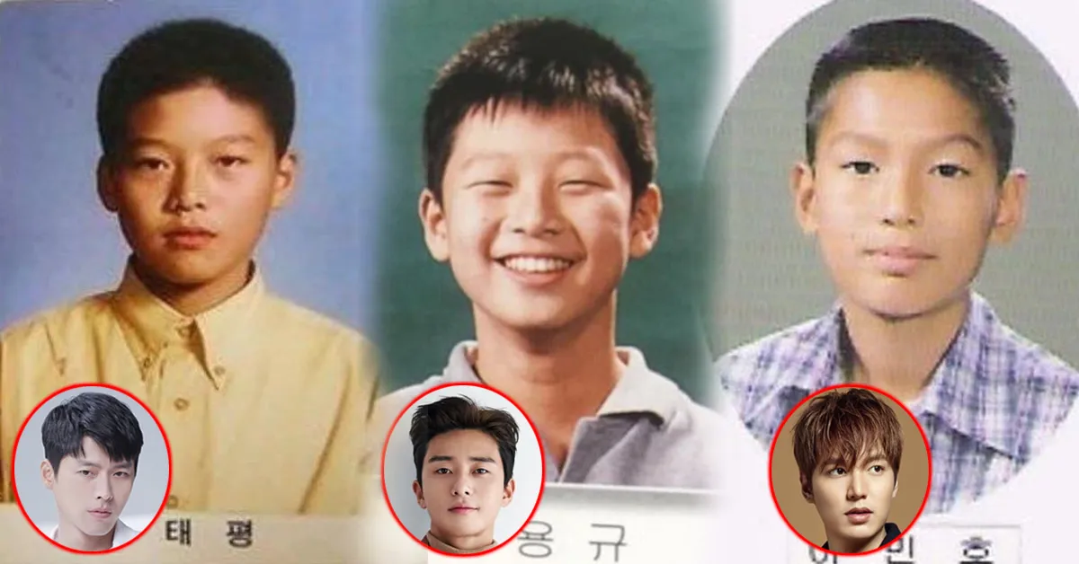Ảnh tiểu học của của loạt nam thần Kbiz: Hyun Bin đẹp trai từ bé, Lee Min Ho &#039;lạ quá nhìn không ra&#039;