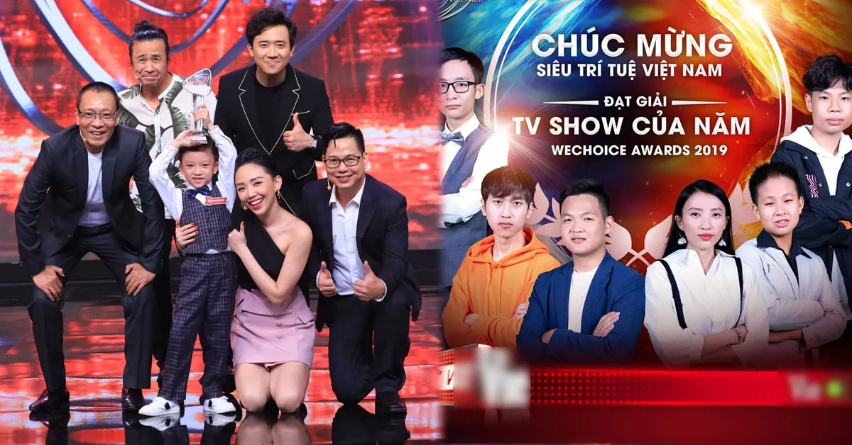 Vượt hàng loạt show truyền hình, Siêu Trí Tuệ Việt Nam nhận giải TV Show Của Năm tại Wechoice