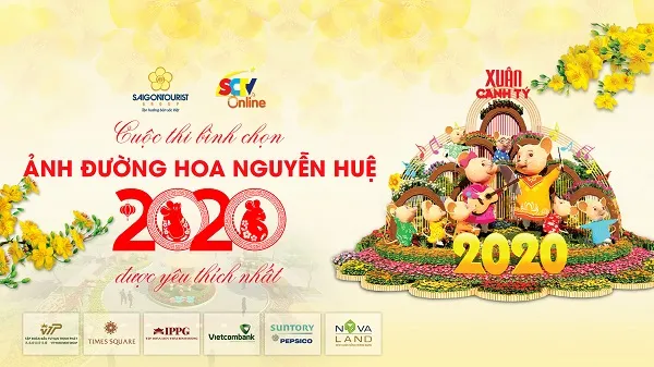 Bình chọn ảnh Đường hoa Nguyễn Huệ 2020 được yêu thích nhất với tổng giải thưởng 50 triệu đồng