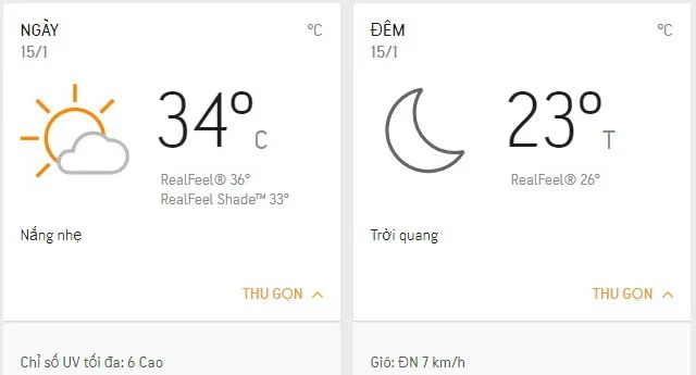 Dự báo thời tiết TPHCM hôm nay 15/1: Có mây, nắng nhẹ nhưng có phần oi bức