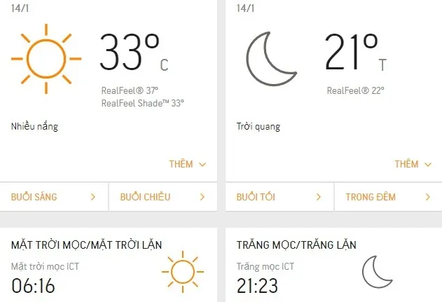 Dự báo thời tiết TPHCM hôm nay 14/1: Trời nắng