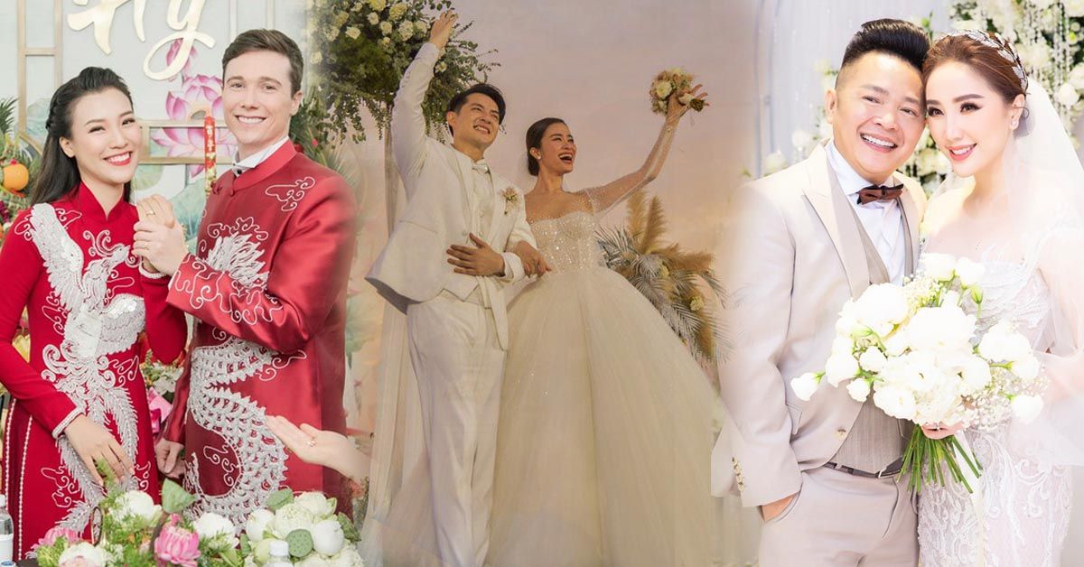 Nhìn lại những đám cưới cổ tích làm nên một năm 2019 đầy viên mãn của showbiz Việt