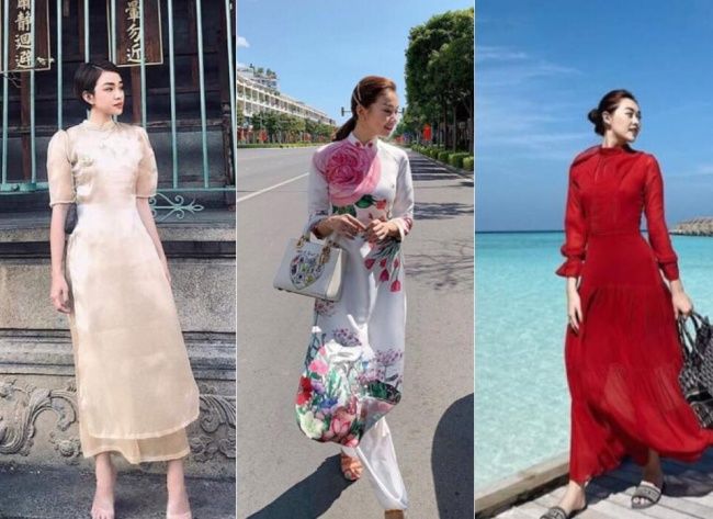 Sao Việt mặc đẹp ngày Tết: Áo dài là trang phục chiếm sóng nhiều nhất