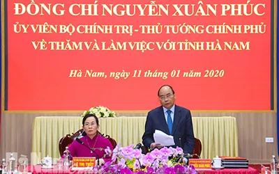 Hà Nam phấn đấu là một trong những địa phương đi đầu tăng trưởng kinh tế cao