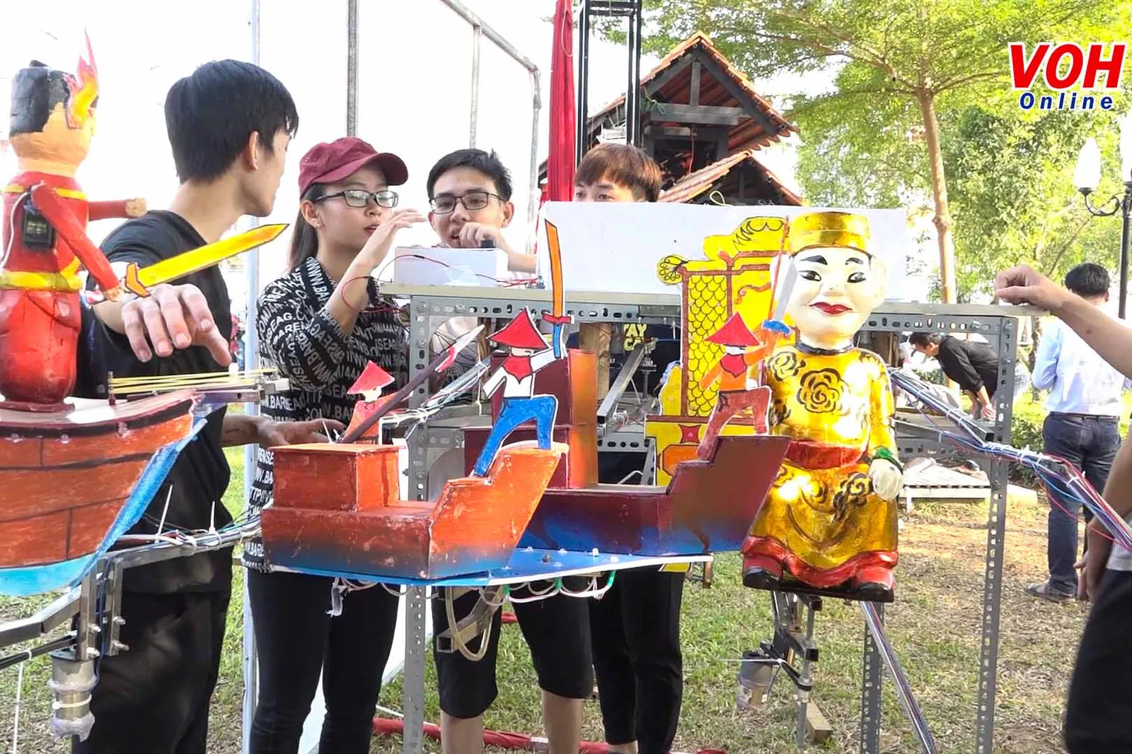Khi múa rối nước vận dụng công nghệ !