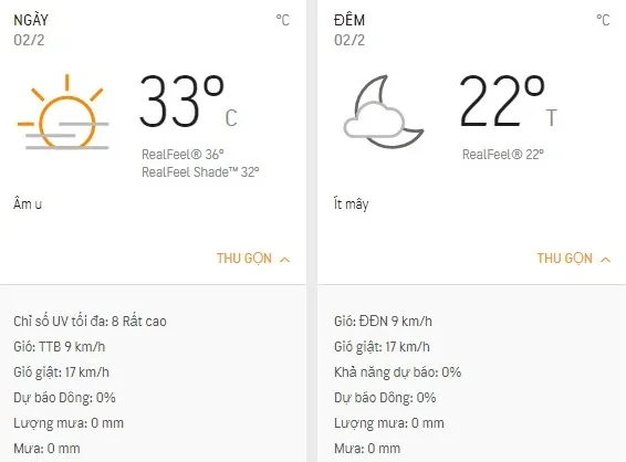 Dự báo thời tiết TPHCM hôm nay 2/2: Nắng, nhiều mây