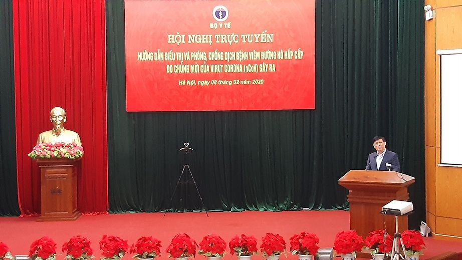 Tổ chức Hội nghị trực tuyến hướng dẫn điều trị và phòng dịch bệnh do chủng mới virus Corona