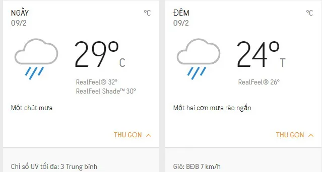 Dự báo thời tiết TPHCM hôm nay 9/2: Chiều và tối có mưa rào