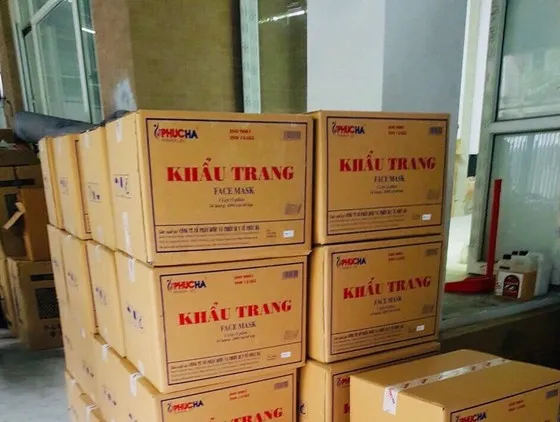 Gom 100.000 khẩu trang không hóa đơn chứng từ tuồn sang Trung Quốc 