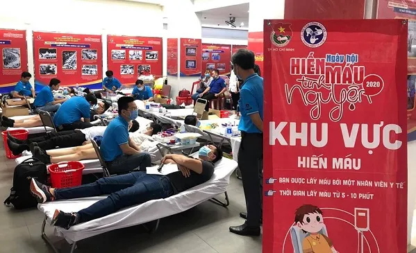 TPHCM: Hàng ngàn Đoàn viên, thanh niên tham gia hiến máu nhân đạo