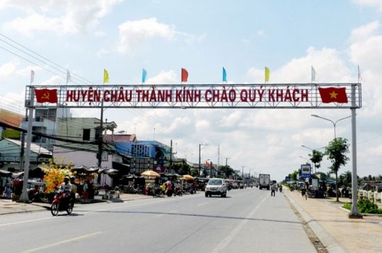 Huyện Châu Thành, tỉnh Long An đạt chuẩn nông thôn mới