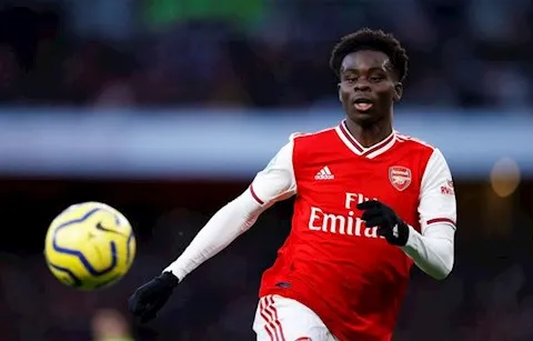 Sao trẻ Bukayo Saka của Arsenal tiếp tục gây ấn tượng
