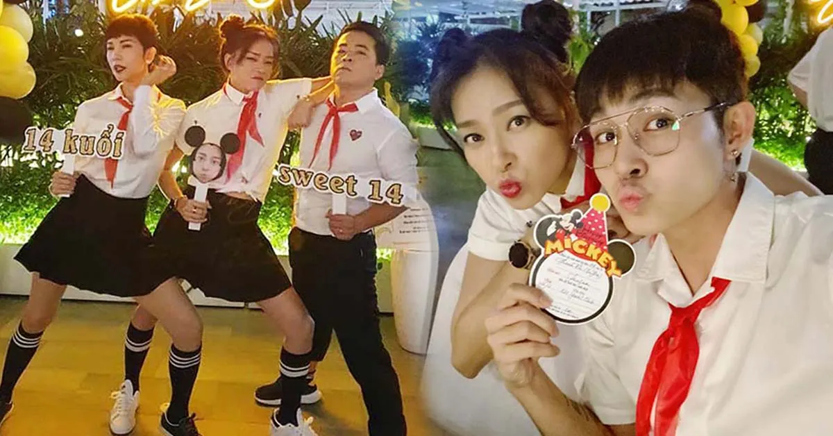 Mừng sinh nhật tuổi 41, Ngô Thanh Vân cùng Jun Phạm, Xuân Lan ‘cưa sừng làm nghé’ về tuổi 14 cực lầy