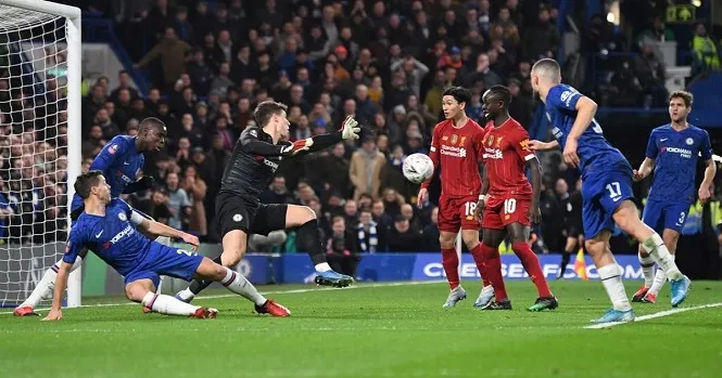 Chelsea tiếp tục gây ấn tượng trước Liverpool ở FA Cup