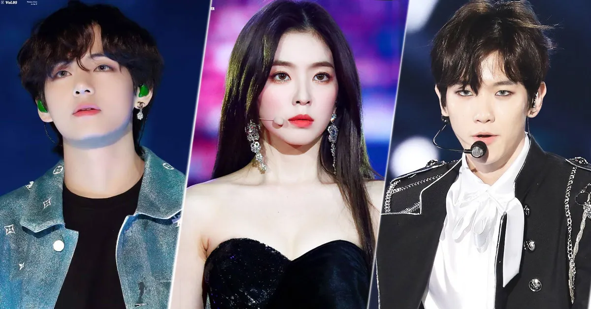 V (BTS), Irene (Red Velvet) và Baekhyun (EXO) dẫn đầu cuộc bình chọn Idol để tóc đen đẹp nhất