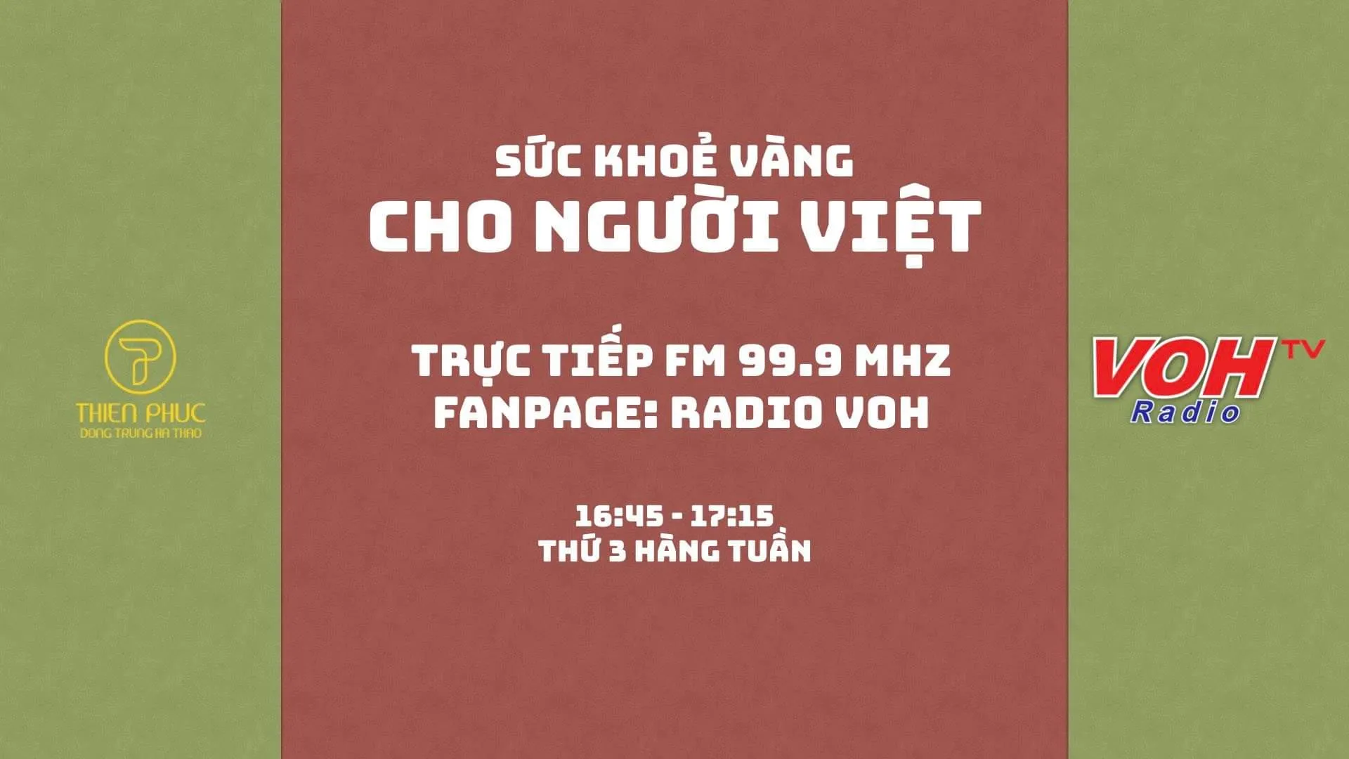 [LIVE] Cách loại bỏ nóng trong người hiệu quả - Sức Khỏe Vàng Cho Người Việt