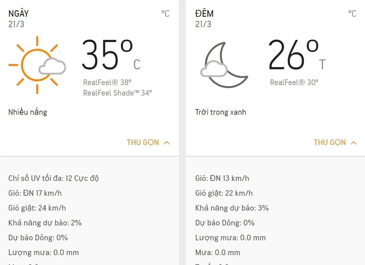 Dự báo thời tiết TPHCM hôm nay 21/3: Ngày nắng, chỉ số UV “kịch trần”