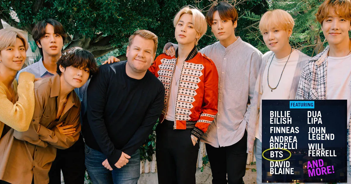 BTS sẽ xuất hiện trên show cùng Dua Lipa, Billie Eilish để khuyến khích ngăn chặn Covid-19