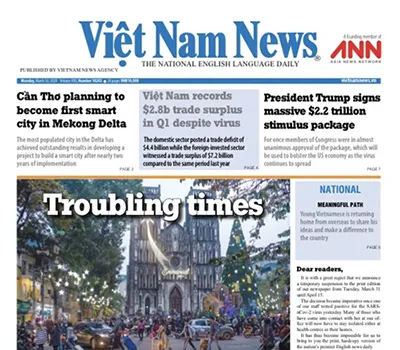 Việt Nam News tạm ngừng ra báo in vì phóng viên nhiễm virus corona