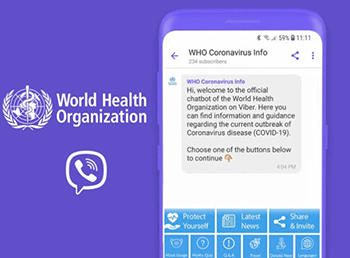 WHO và Viber cùng chung tay chống tin giả về COVID-19 bằng chatbot tương tác đa ngôn ngữ