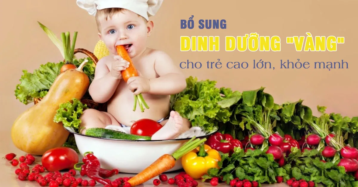 ‘Nằm lòng’ những cách bổ sung dinh dưỡng cho trẻ phát triển tối ưu