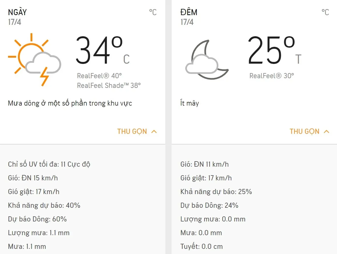Dự báo thời tiết TPHCM hôm nay 17/4: Nắng nóng trở lại