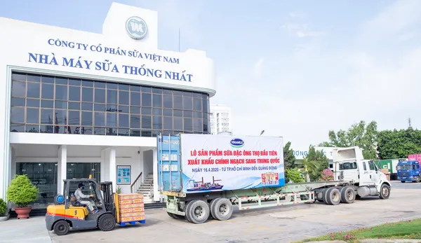 Vinamilk xuất khẩu sữa Ông Thọ sang Trung Quốc