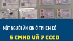 Chuyện lạ: Giữ cụ ông xin tiền có 7 giấy Căn cước công dân và 5 Chứng minh nhân dân