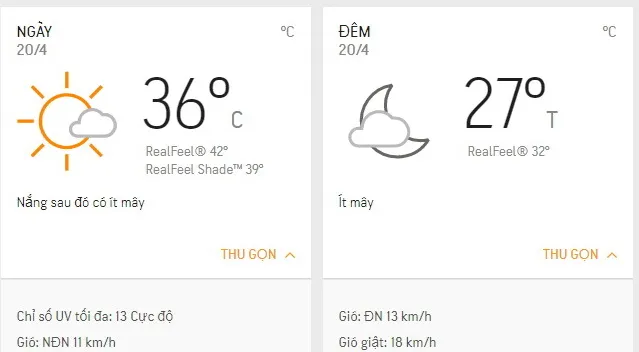 Dự báo thời tiết TPHCM hôm nay 20/4: Trời có nắng và mây thay đổi, lượng UV cực đại