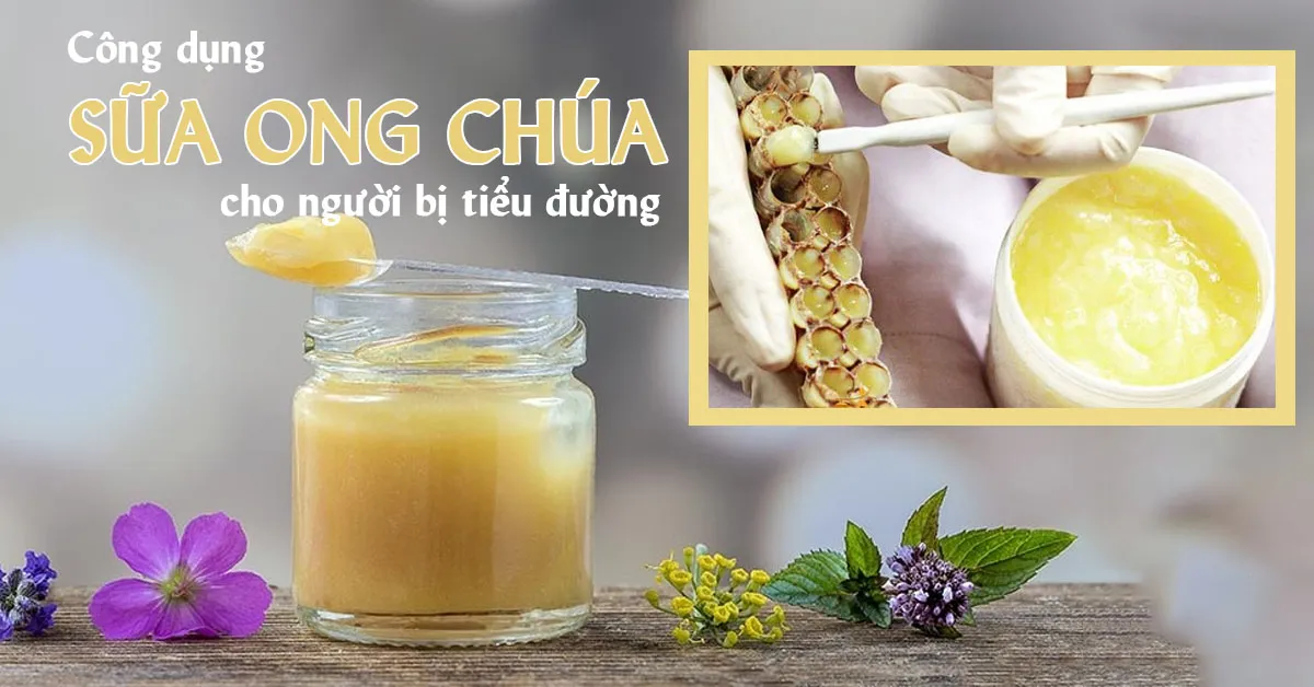 Sữa ong chúa tốt cho người bệnh tiểu đường như thế nào?