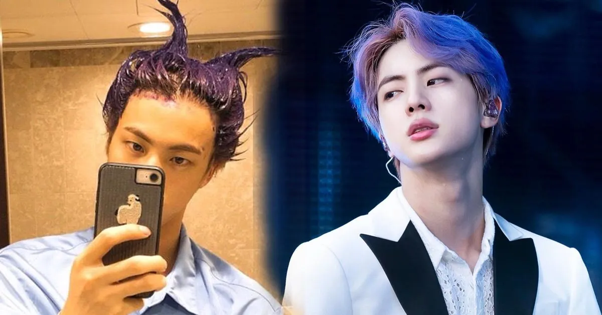 Jin (BTS) than thở tự nhuộm tóc nhưng bị fail, fan bày tỏ: ‘Thất bại mà đẹp thế này tôi cũng muốn