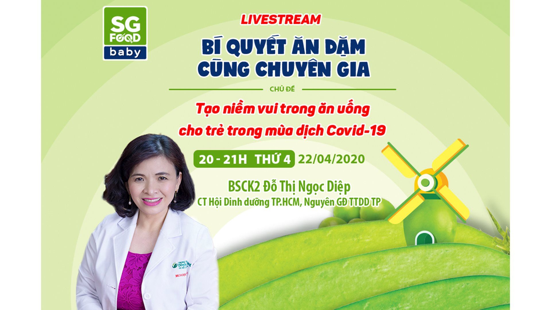 [LIVE]Làm cách nào để trẻ không biếng ăn trong mùa dịch Covid-19