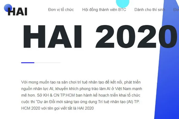 Chính thức nhận hồ sơ dự thi “Dự án Đổi mới sáng tạo ứng dụng Trí tuệ nhân tạo (AI) của TPHCM