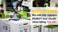SINGAPORE RA MẮT ROBOT KHỬ KHUẨN VIRUS BẰNG TIA UV