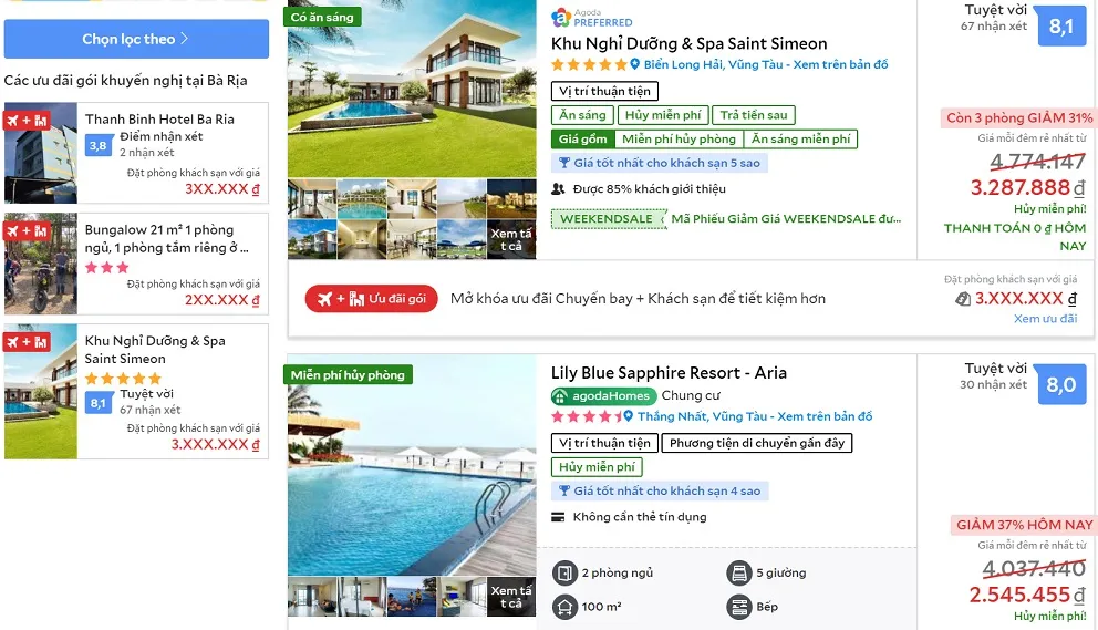 Nhiều khách sạn tại Vũng Tàu giảm giá ngày bãi biển mở cửa trở lại
