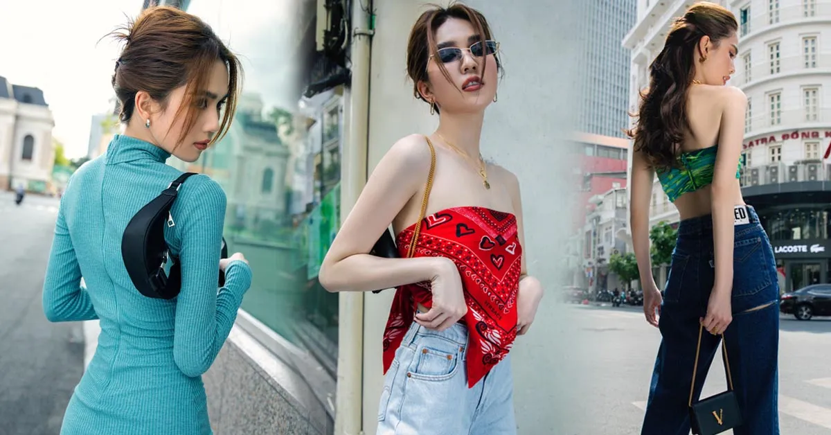 Mặc thị phi bủa vây, Ngọc Trinh vẫn tự tin diện street style sang chảnh, khoe dáng nuột đón hè